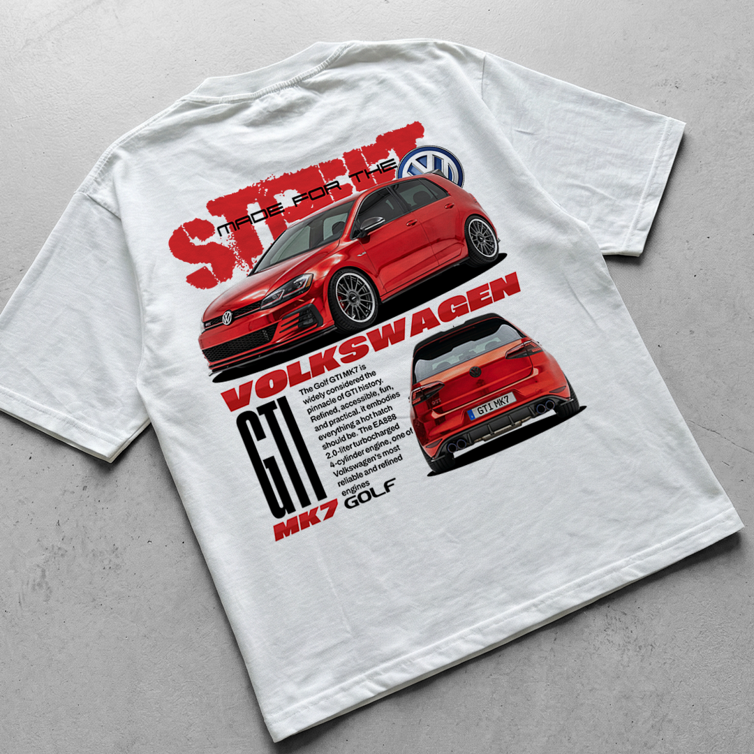 Digital File - Volkswagen Golf GTi MK7 t-shirt design