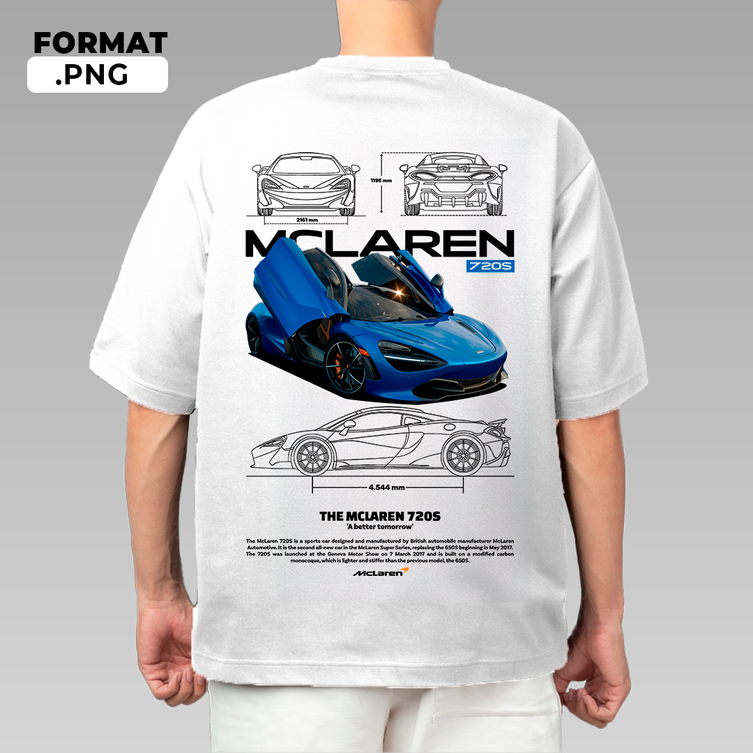 Mclaren 720s - t-shirt design