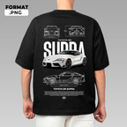 Car design for t-shirt, graphic, vector for print