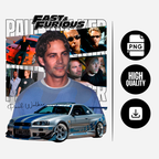 Underground racing culture T-shirt design – printable file