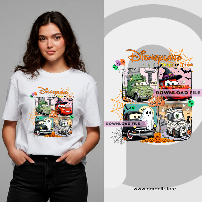 Cars illustration template design png - Pardell