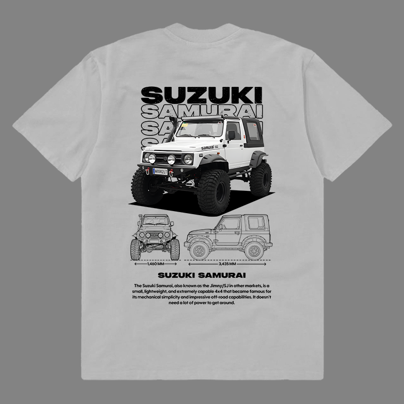 Template car Suzuki Samurai t-shirt design