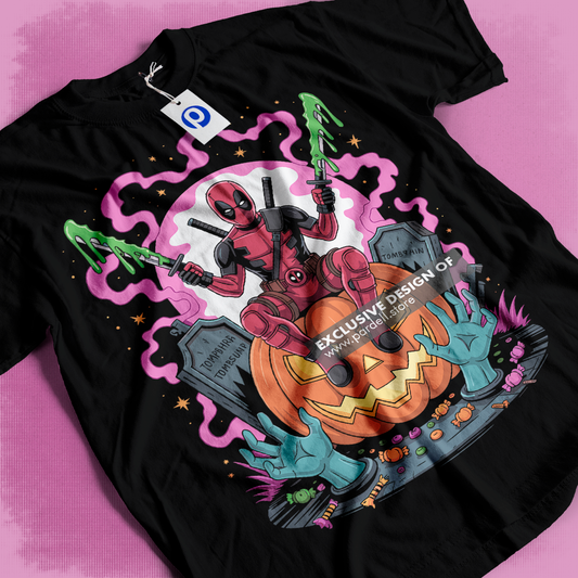 Digital illustration T-shirt design – Japanese pop culture inspired