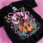 Digital illustration T-shirt design – Japanese pop culture inspired