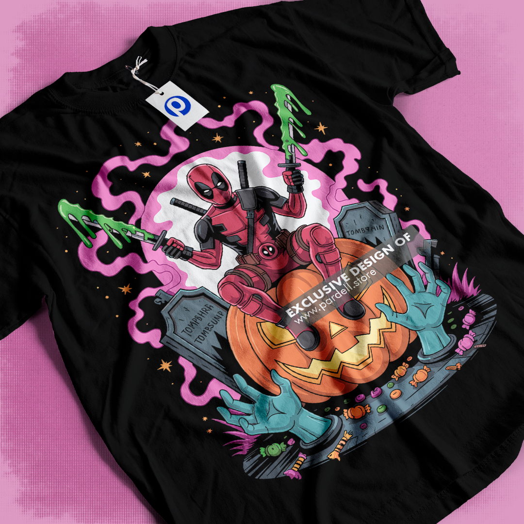 Digital illustration T-shirt design – Japanese pop culture inspired