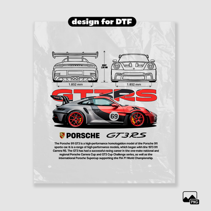 Racing-inspired shirt artwork – printable file