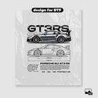 Ilustracion para imprimir de auto deportivo