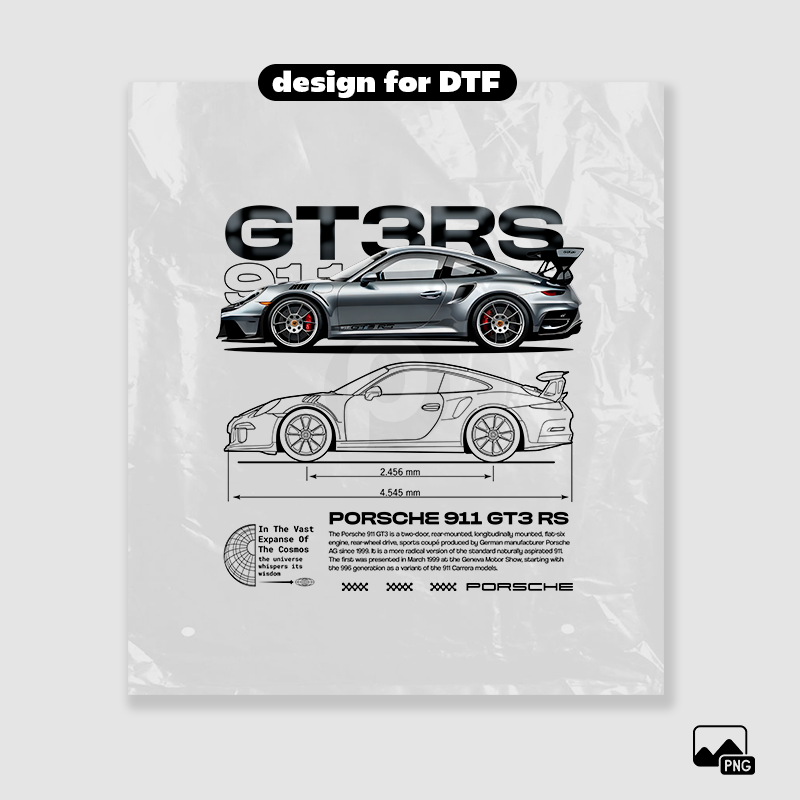 Ilustracion para imprimir de auto deportivo