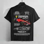 Sportscar-inspired T-shirt illustration – digital