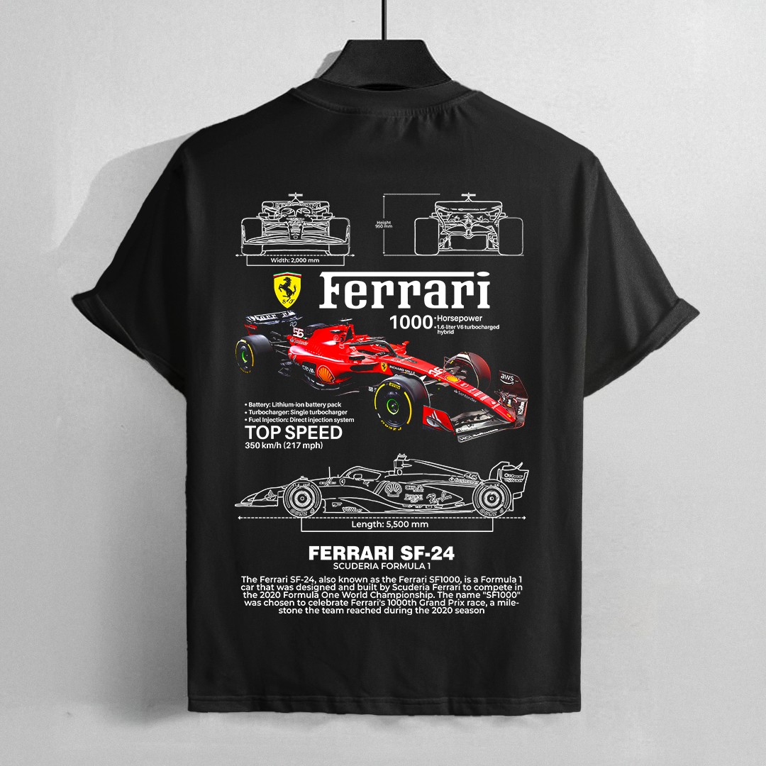 Sportscar-inspired T-shirt illustration – digital