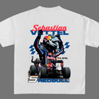 S. Vettel RB driver template design for t-shirt