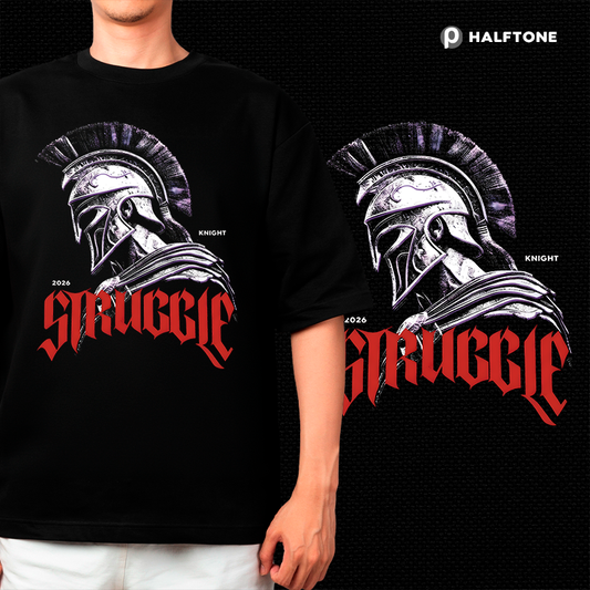 Halftone Gladiator t-shirt design