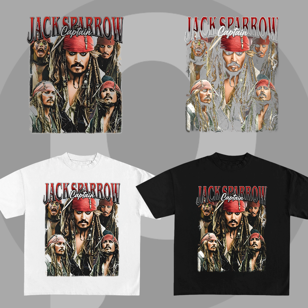 The Crazy Pirate sparrow - template design