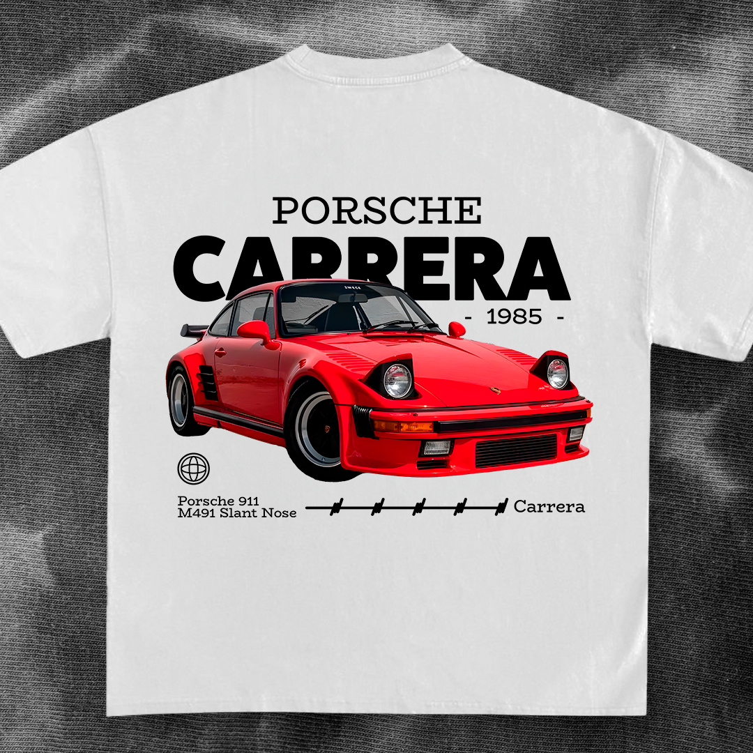 car t-shirt design - Porsche 911 Carrera