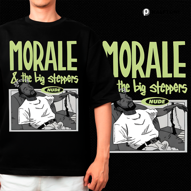 Morale & the big steppers t-shirt design