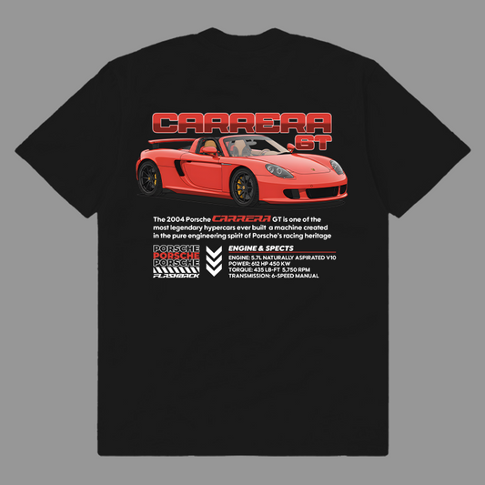 Template Porsche 2004 carrera GT t-shirt design