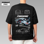 Car design for t-shirt, graphic, vector for print