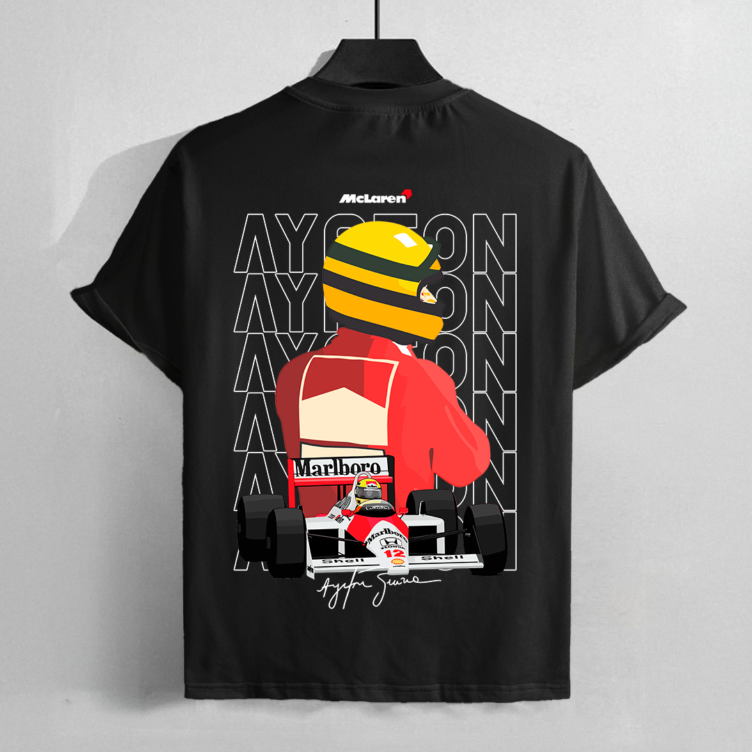 Graphic for print of Ayrton Senna #1 - t-shirt design