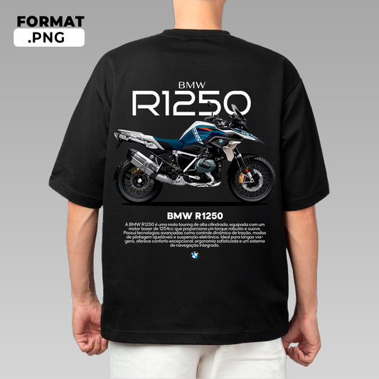 MOTORCYCLE BMW R1250 - T-shirt design