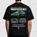 Digital File - Sport car 911 green t-shirt design