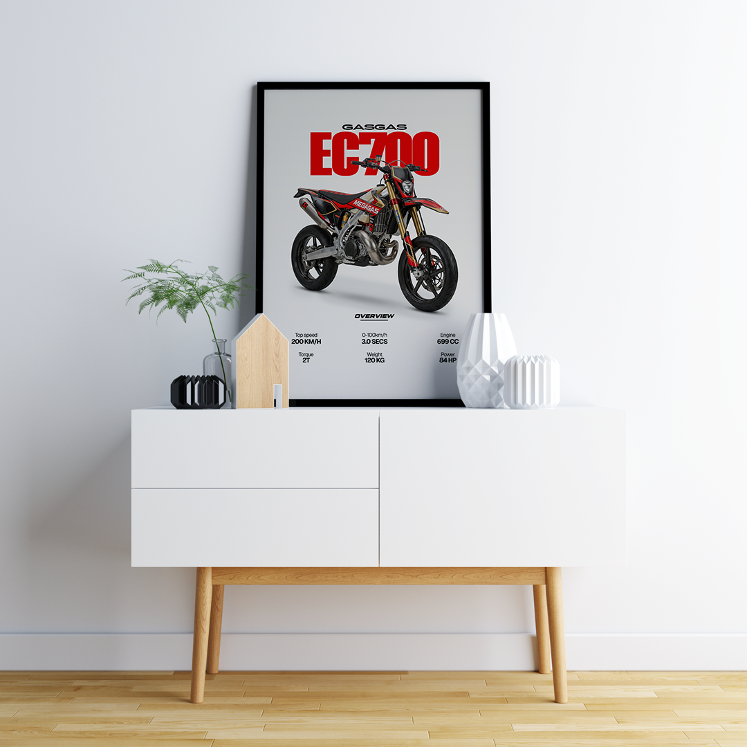 Digital poster - GasGas EC700 SuperMotard for print