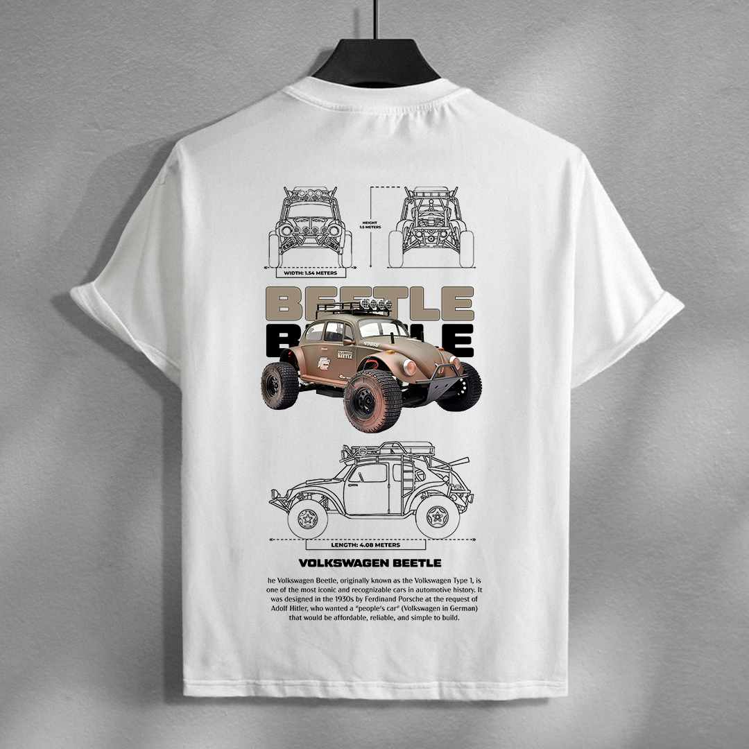 car t-shirt design - Volkswagen Beetle