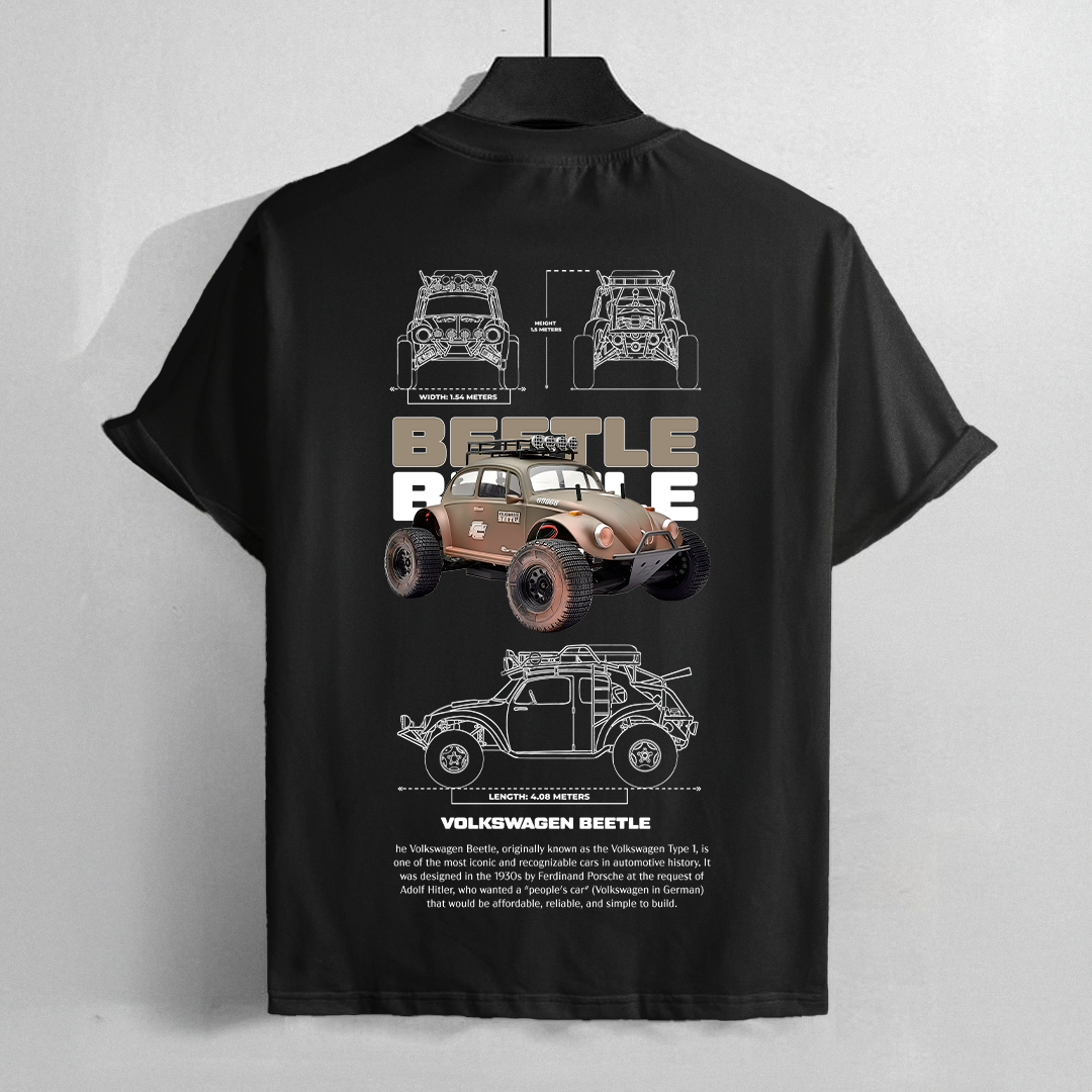 car t-shirt design - Volkswagen Beetle