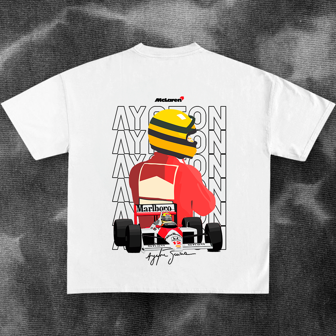 Ayrton Senna #2 - t-shirt design