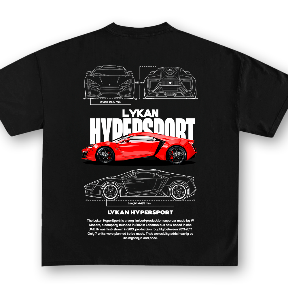 Hypersport red speed - template t-shirt