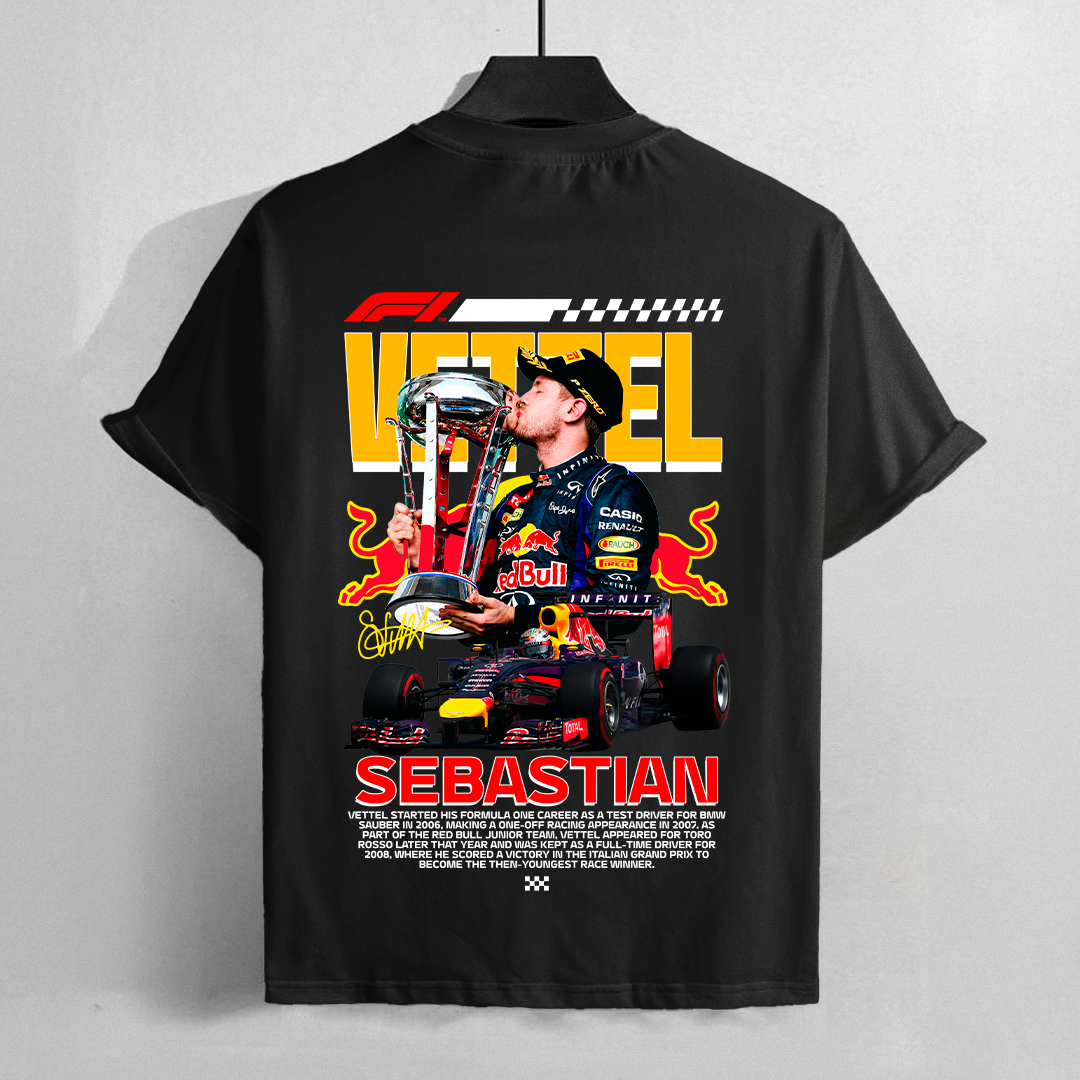 F1 car t-shirt design - VETTEL