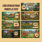 Plantillas de cumpleaños para tazas Jurassic park