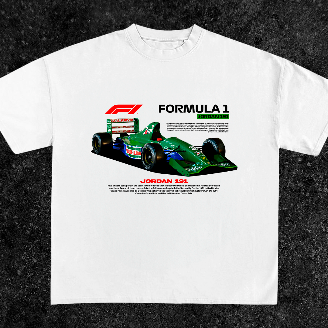 Formula 1 Jordan 191 - t-shirt design