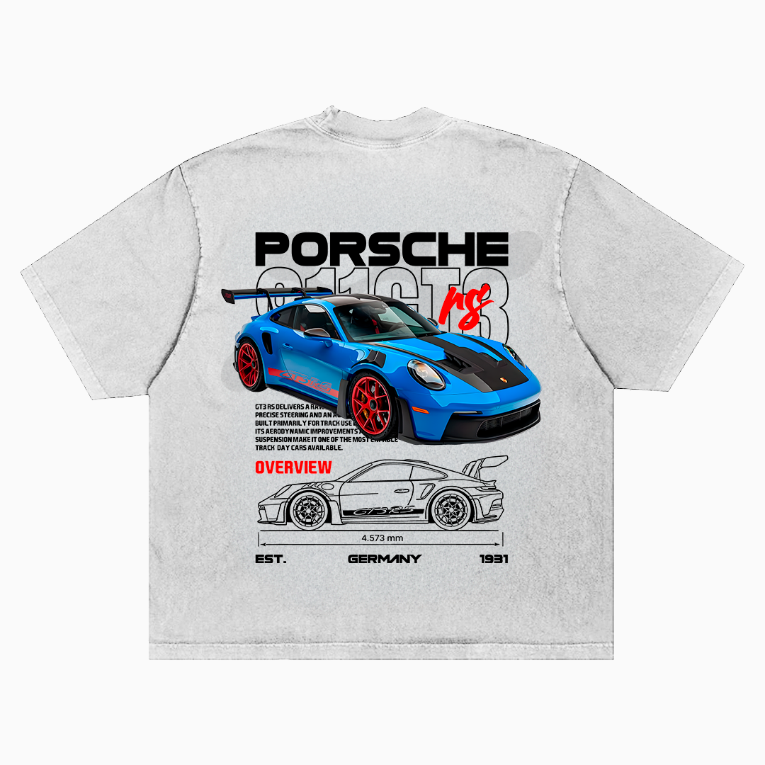 Plantilla Porsche 911 GT3 RS - t-shirt design