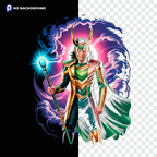 Loki Mxrvel - t-shirt design png