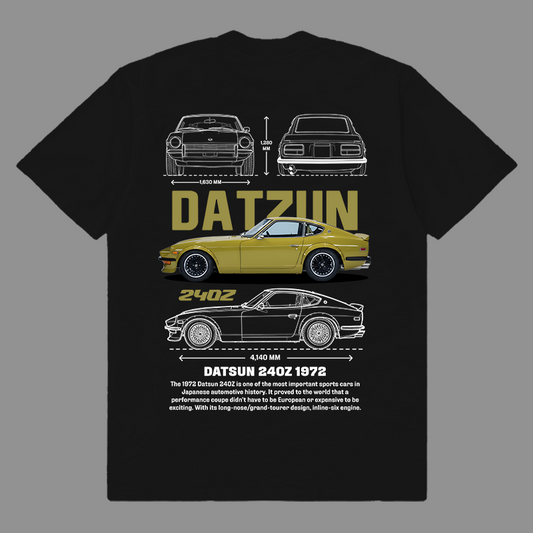 Template car Datzun 240z t-shirt design