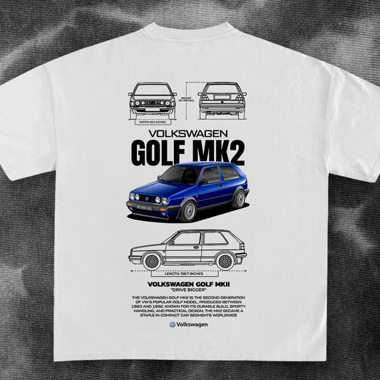 Car t-shirt design - VW MKII