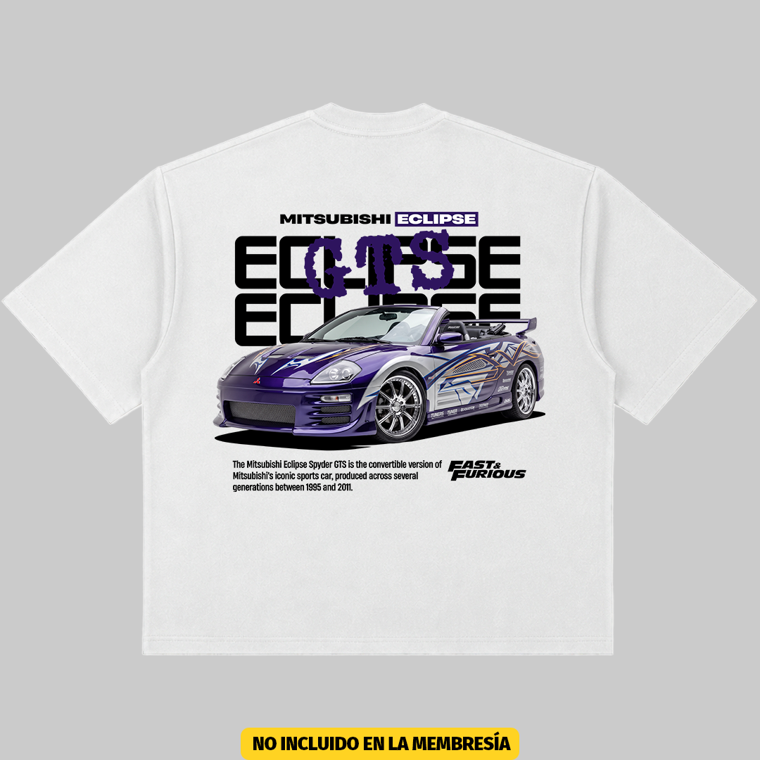 Digital File - Mitsubishi eclipse spyder GTS t-shirt design