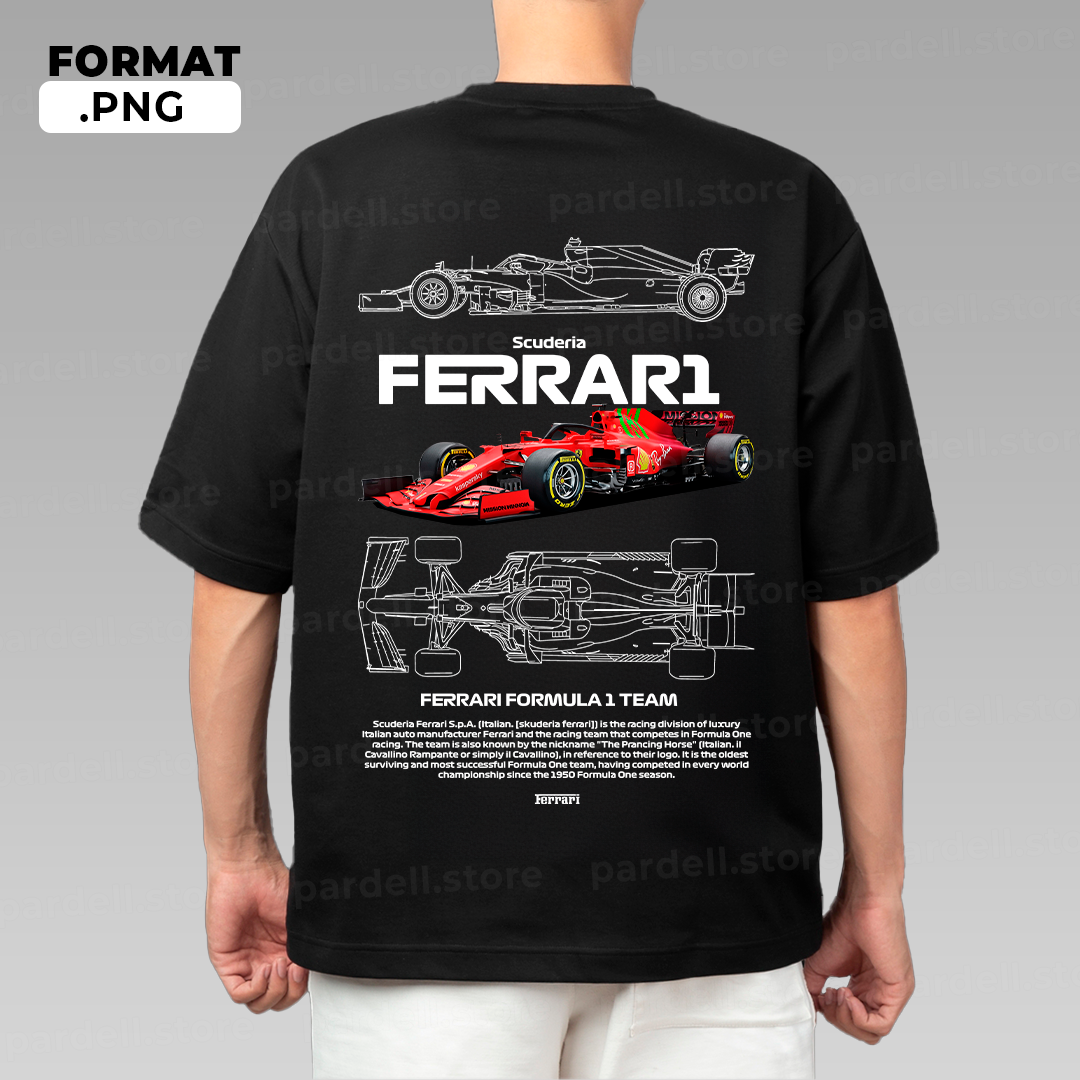 Sportscar-inspired T-shirt illustration – digital