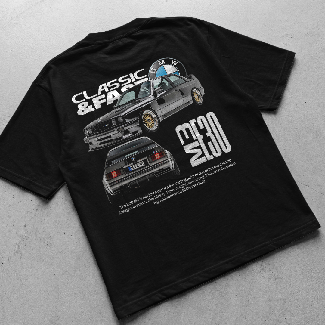 Digital file - Classic M3 E30 t-shirt design