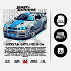 Street racing vibes T-shirt artwork – printable