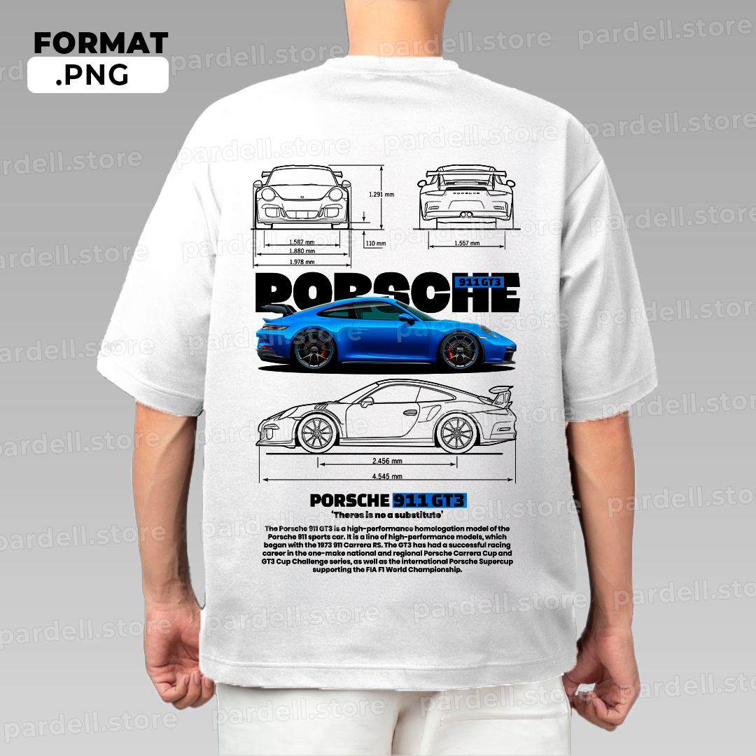 Tamplate car t-shirt design, vector PNG