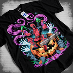 Digital illustration T-shirt design – Japanese pop culture inspired