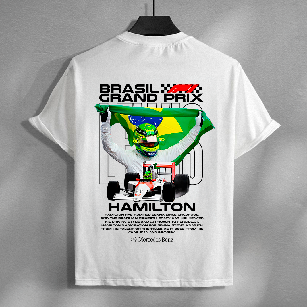 F1 car t-shirt design - LEWIS BRASIL