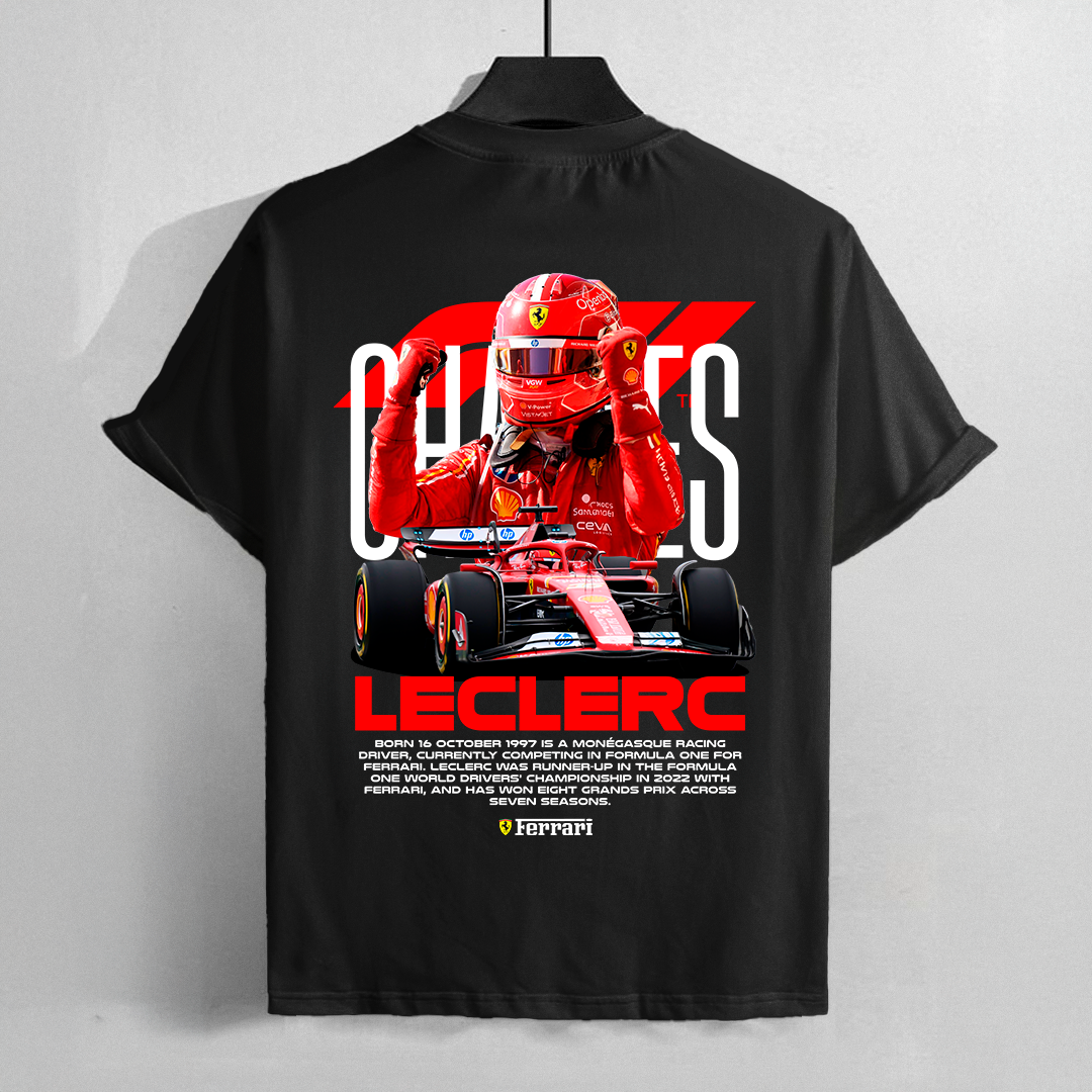 F1 car t-shirt design - LECLERC #2