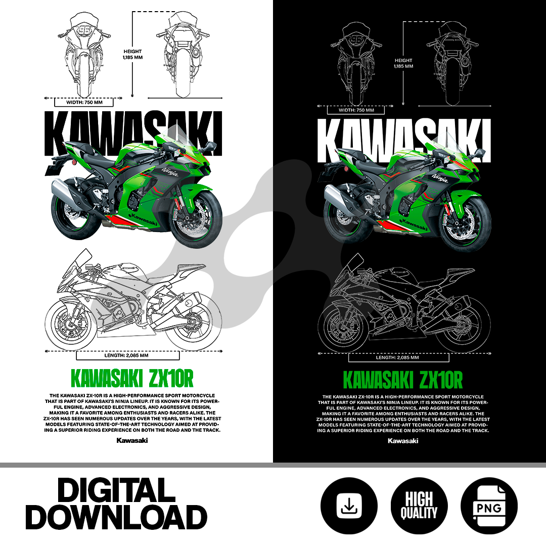 FILE, design motorcycle PNG - digital product