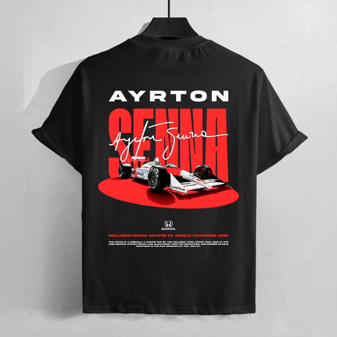 Graphic for print of Ayrton Senna #1 - t-shirt design