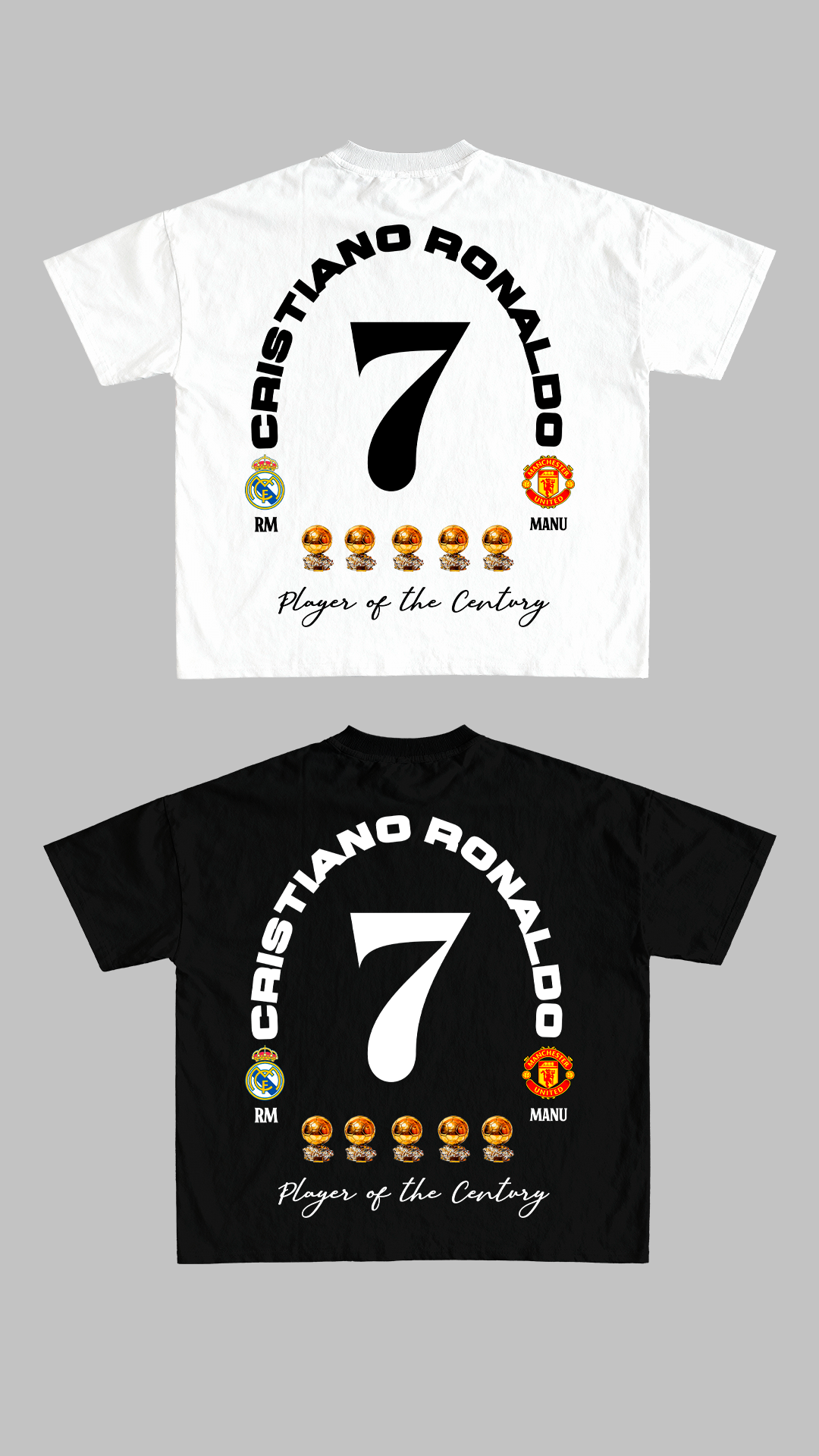 Player of the Century CR7 - digital design png