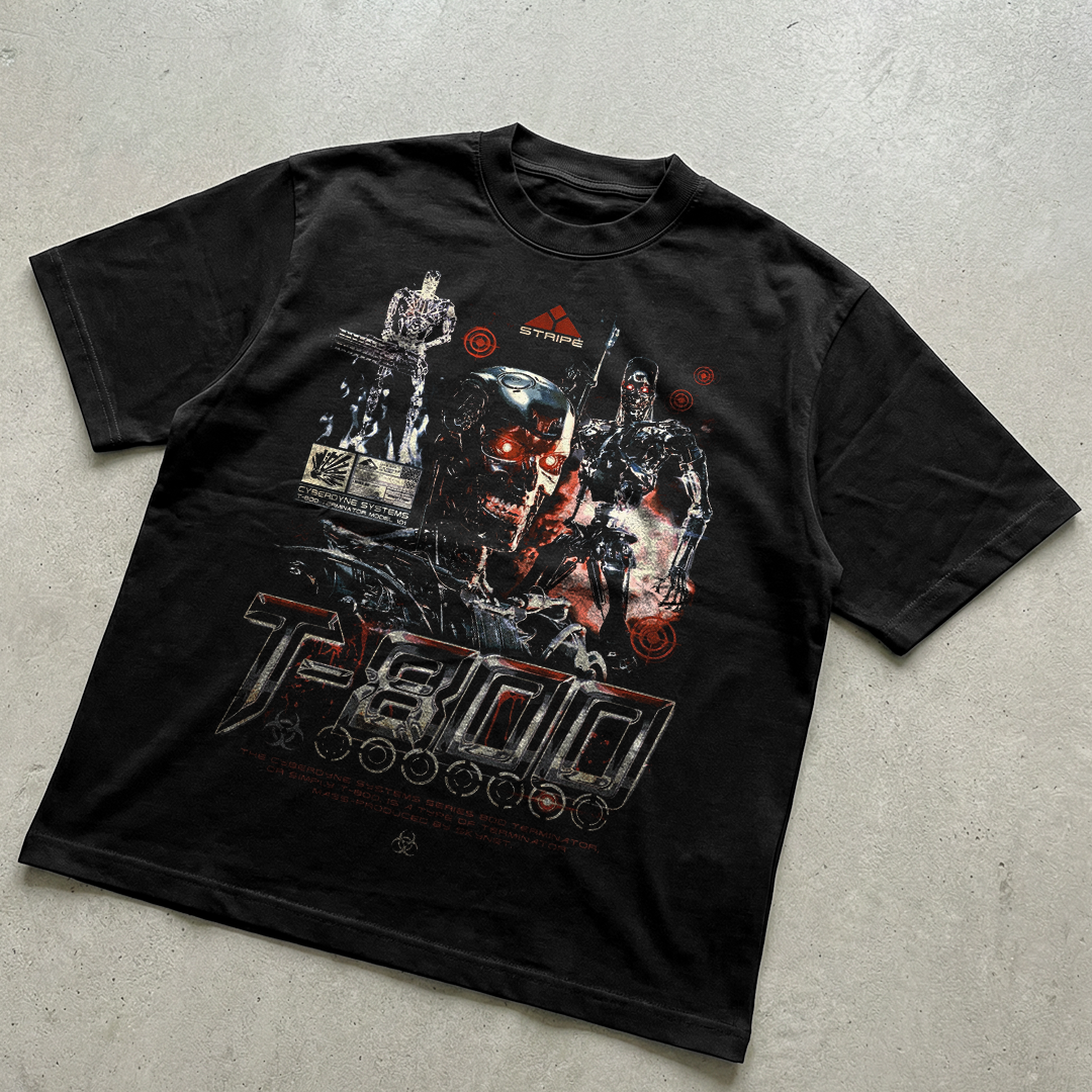 Graphic terminator t-shirt design