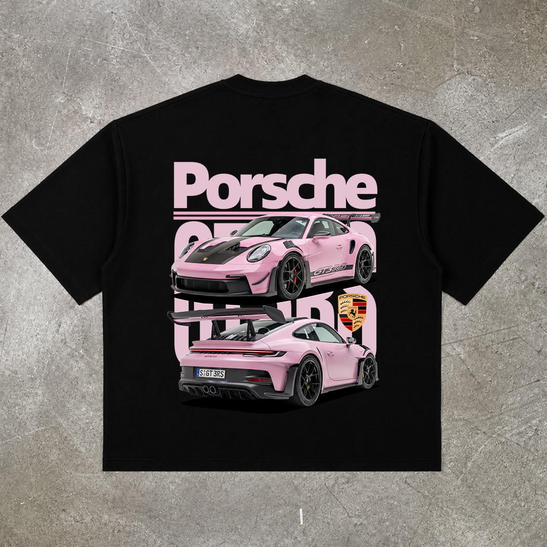 Porsche 911 gt3 rs pink t-shirt design