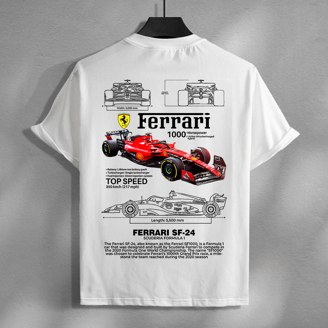Sportscar-inspired T-shirt illustration – digital